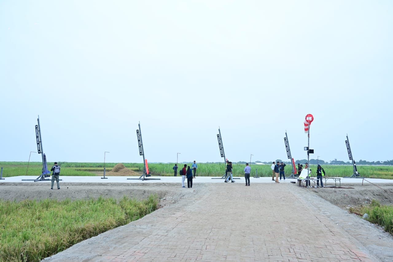 Rockets lined up at SSDF Launch Pad, Kushinagar